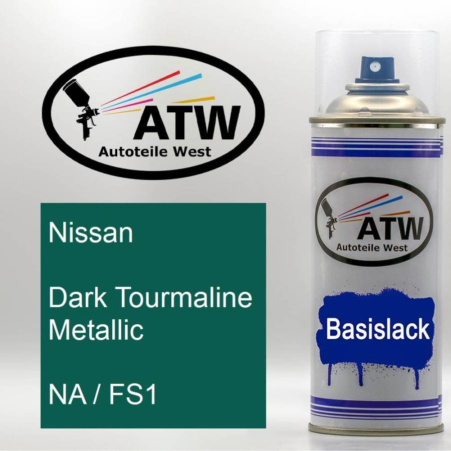 Nissan, Dark Tourmaline Metallic, NA / FS1: 400ml Sprühdose, von ATW Autoteile West.